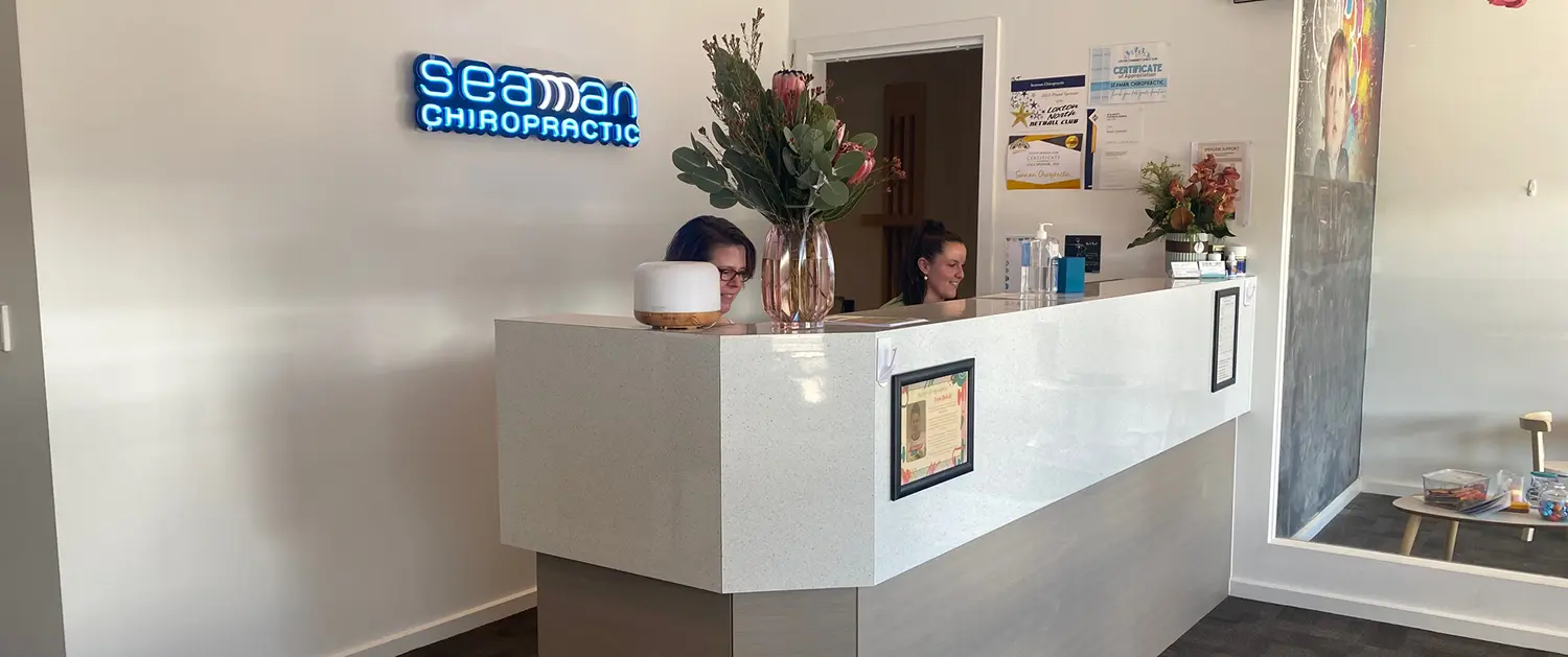 Seaman chiropractic reception area